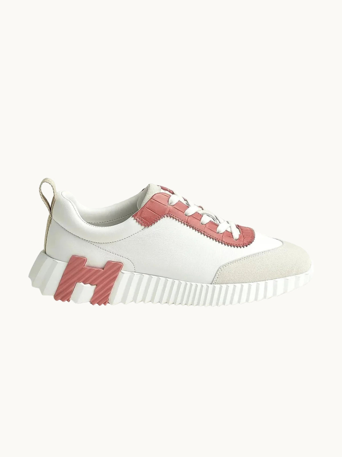 HÈR CORAL ALLIGATOR SNEAKERS