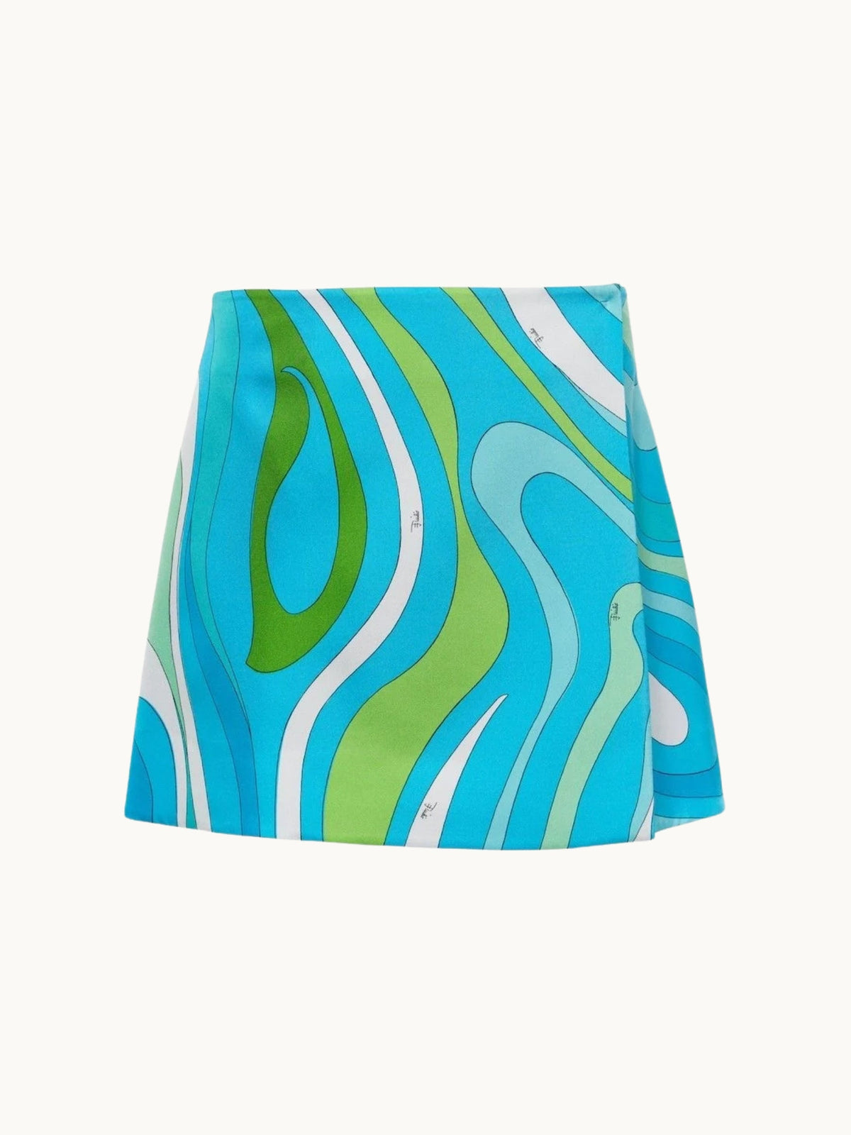 PUC SASIE BLUE GREEN SKIRT