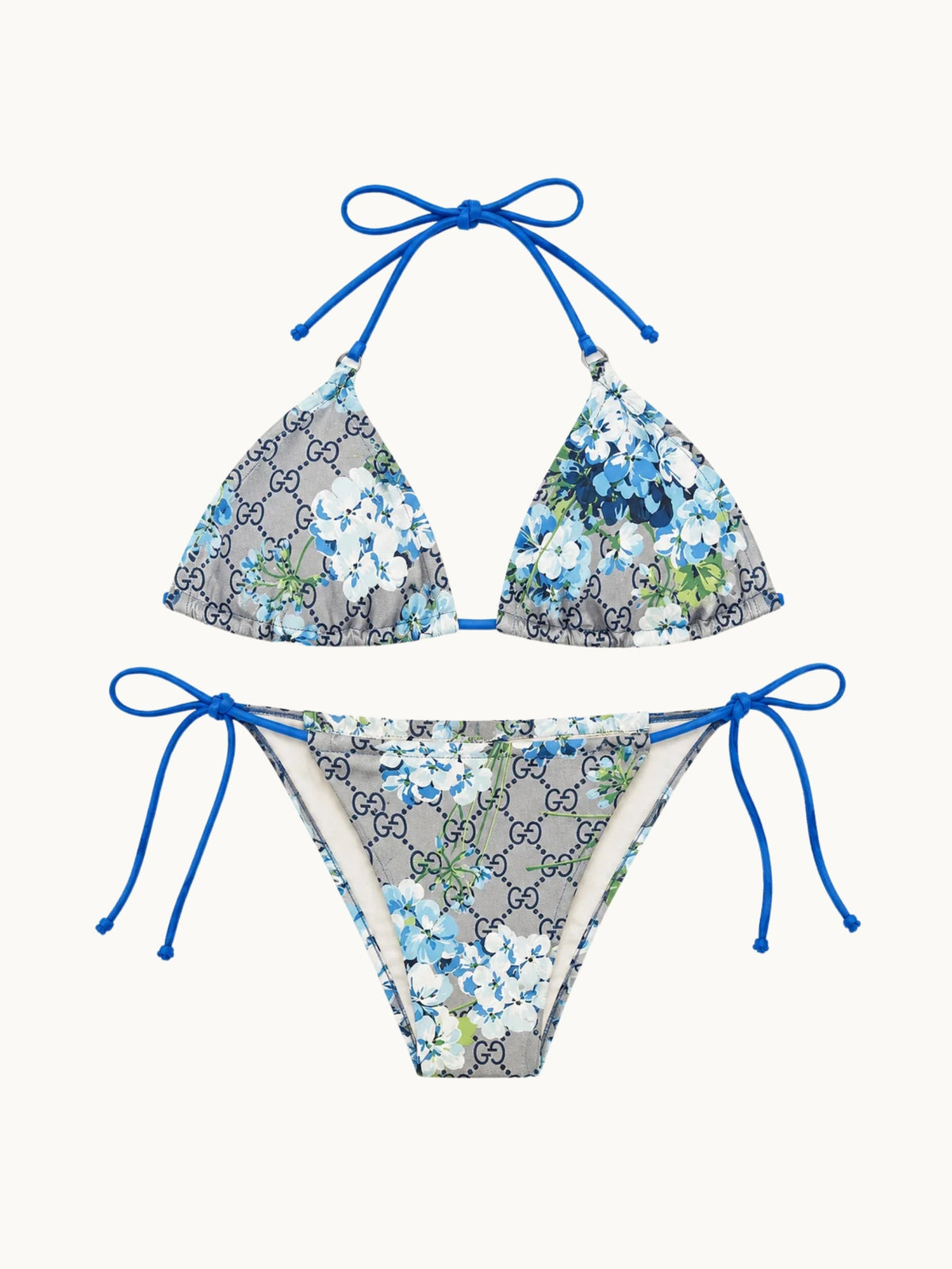 GIGI BLUE FLOWER BIKINI