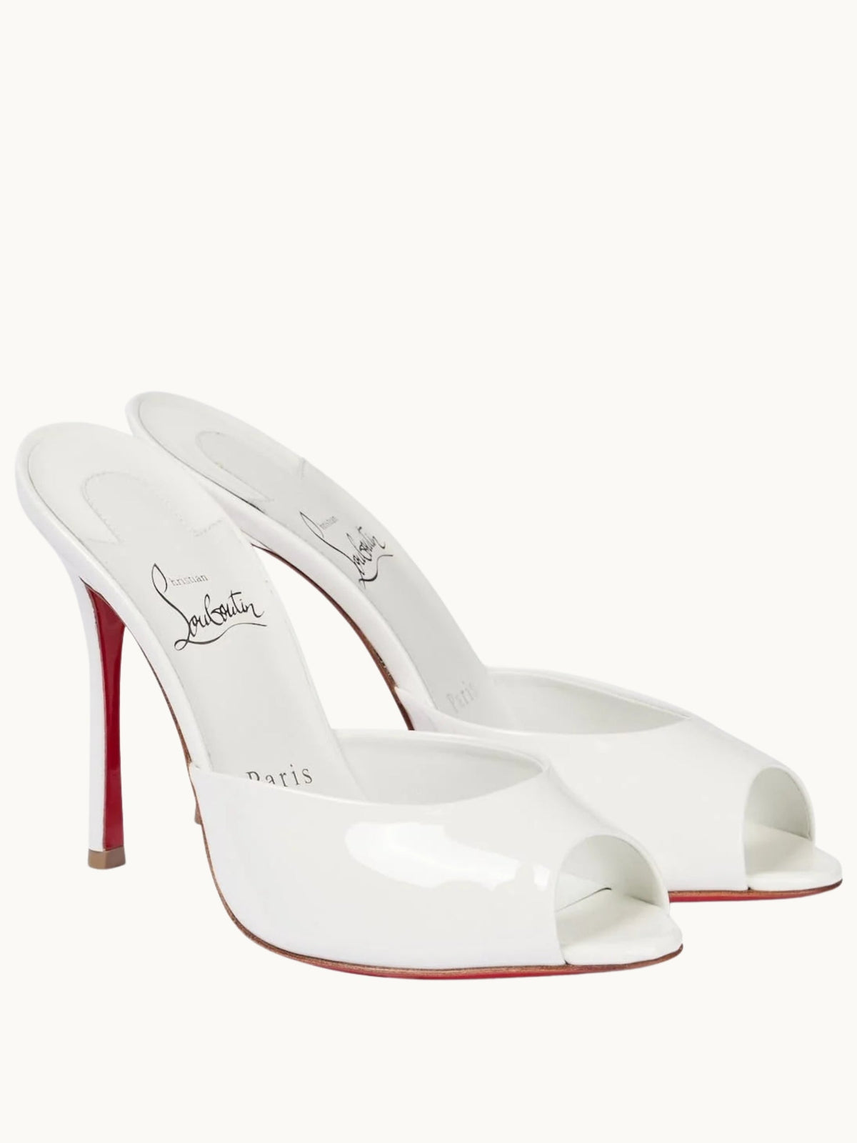 WHITE DOLLY MULES